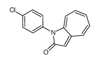 1-(4-chlorophenyl)cyclohepta[b]pyrrol-2-one结构式