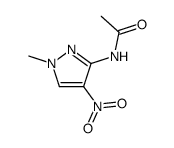 Acetamide,N-(1-methyl-4-nitro-1H-pyrazol-3-yl)-结构式