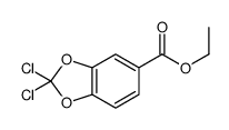 ethyl 2,2-dichloro-1,3-benzodioxole-5-carboxylate Structure