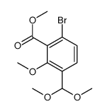 methyl 6-bromo-3-(dimethoxymethyl)-2-methoxybenzoate Structure