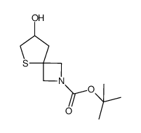 tert-butyl 7-hydroxy-5-thia-2-azaspiro[3.4]octane-2-carboxylate结构式