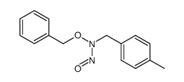 N-(p-methylbenzyl)-O-benzyl-N-nitrosohydroxylamine结构式