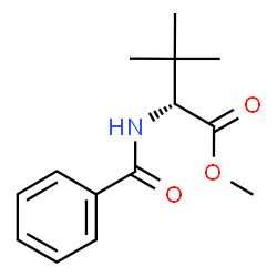 D-VALINE, N-BENZOYL-3-METHYL-, METHYL ESTER Structure