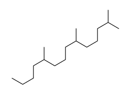 2,6,10-trimethyltetradecane Structure