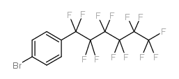 1-bromo-4-(1,1,2,2,3,3,4,4,5,5,6,6,6-tridecafluorohexyl)benzene结构式