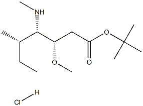 (3S,4S,5S)-3-甲氧基-5-甲基-4-(甲基氨基)庚酸叔丁酯盐酸盐图片