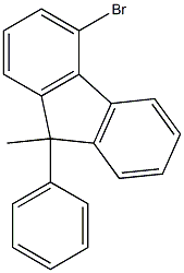 4-溴-9-甲基-9-苯基-9H-芴结构式