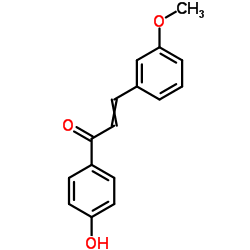 1-(4-Hydroxyphenyl)-3-(3-methoxyphenyl)-2-propen-1-one结构式