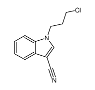 1-(3-Chloropropyl)-3-cyanoindole Structure