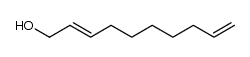 (2E)-deca-2,9-dien-1-ol结构式