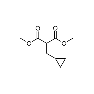1,3-二甲基2-(环丙基甲基)丙二酸酯结构式