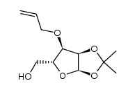 3-O-Allyl-1,2-O-isopropylidene-α-D-ribofuranose Structure