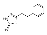 5-(2-phenylethyl)-1,3,4-oxadiazol-2-amine结构式