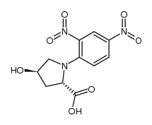 N-2-4-DNP-HYDROXY-L-PROLINE CRYSTALLINE Structure