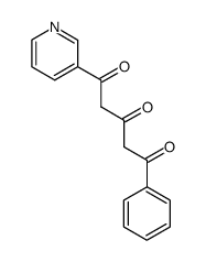 1-phenyl-5-pyridin-3-yl-pentane-1,3,5-trione结构式