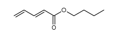 penta-2t(),4-dienoic acid butyl ester Structure