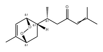 1,4-Epidioxybisabola-2,10-dien-9-one结构式