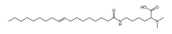 N2,N2-dimethyl-N6-oleoyl-DL-lysine结构式