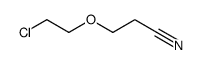 3-(2-chloroethoxy)propanenitrile Structure