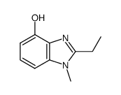 1H-Benzimidazol-4-ol,2-ethyl-1-methyl-(9CI)结构式