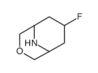 7-fluoro-3-oxa-9-azabicyclo[3.3.1]nonane结构式