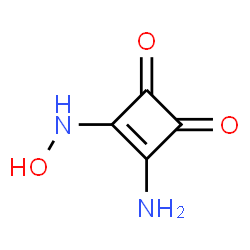 3-Cyclobutene-1,2-dione,3-amino-4-(hydroxyamino)-(9CI)结构式