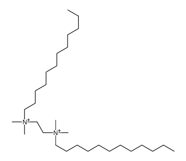 dodecyl-[2-[dodecyl(dimethyl)azaniumyl]ethyl]-dimethylazanium Structure