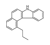 1-propyl-7H-benzo[c]carbazole结构式