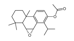 Phenanthro9,10-boxiren-3-ol, 1a,5b,6,7,8,9,9a,9b-octahydro-5b,9,9-trimethyl-2-(1-methylethyl)-, acetate, (1aS,5bS,9aS,9bR)- Structure