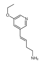 4-(5-ethoxypyridin-3-yl)but-3-en-1-amine Structure