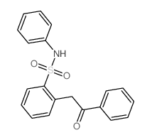 2-phenacyl-N-phenyl-benzenesulfonamide结构式