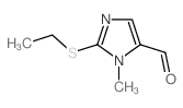2-(ETHYLSULFANYL)-1-METHYL-1H-IMIDAZOLE-5-CARBALDEHYDE结构式