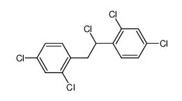 1,2-Bis-(2,4-dichlor-phenyl)-1-chlor-aethan Structure