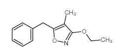Isoxazole, 3-ethoxy-4-methyl-5-(phenylmethyl)- (9CI) picture