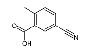 5-Cyano-2-methyl-benzoic acid Structure