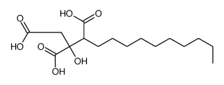 2-hydroxytridecane-1,2,3-tricarboxylic acid结构式