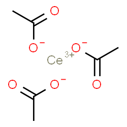 Cerium(Iii) Acetate Sesquihydrate结构式