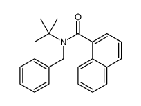 N-benzyl-N-tert-butylnaphthalene-1-carboxamide Structure