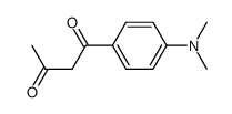 1-(4-(dimethylamino)phenyl)-1,3-butanedione Structure