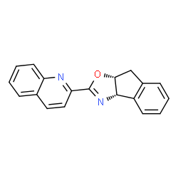 (3aS,8aR)-2-(Quinolin-2-yl)-3a,8a-dihydro-8H-indeno[1,2-d]oxazole Structure