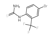 4-bromo-2-(trifluoromethyl)phenylthiourea Structure