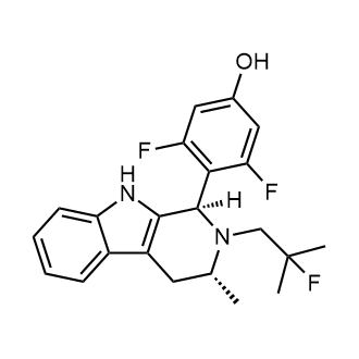 AZD9496 deacrylic acid phenol structure