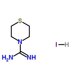 THIOMORPHOLINE-4-CARBOXIMIDAMIDE HYDROIODIDE结构式