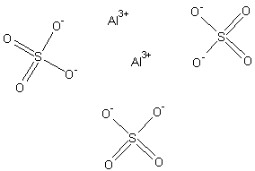 Aluminiumsulfate structure