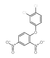 Benzene,1,2-dichloro-4-(2,4-dinitrophenoxy)- Structure