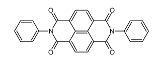 2,7-二苯基苯并[lmn] [3,8]菲咯啉-1,3,6,8(2H,7H)-四酮结构式
