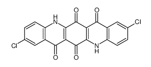 2,9-dichloroquino[2,3-b]acridine-6,7,13,14(5H,12H)-tetrone Structure