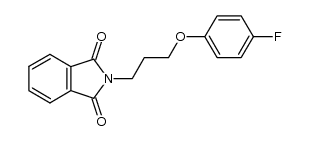 2-[3-(4-fluorophenoxy)propyl]-1H-isoindole-1,3(2H)-dione结构式