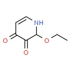 3,4-Pyridinedione,2-ethoxy-1,2-dihydro-(9CI) structure