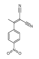 2-[1-(4-nitrophenyl)ethylidene]propanedinitrile结构式